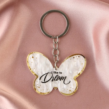 Acrylic key a keychain "Dream", 4.3 x 6 cm-1