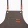 Apron Ethel with pockets is gray, 75*68 cm p/e 50%, HL 50%
