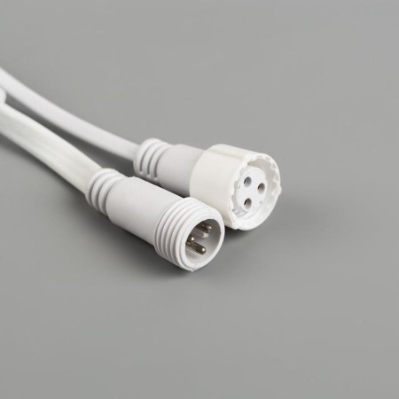 Garland "Curtain" 2 × 9 m, IP44, UMS, white thread, 1800 LED, glow of Multi, 220 V-5