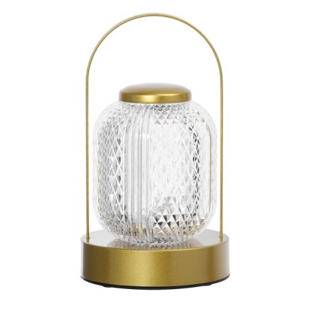 Night Sensor "Losen" LED 3W USB AKB Dimmer gold 11.5x11.5x23.5 cm Risalux-8