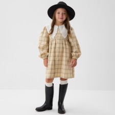 Children's dress with collar Kaftan, p. 36 (134-140 cm),