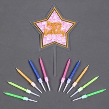 Set for decorating the cake: Topper 