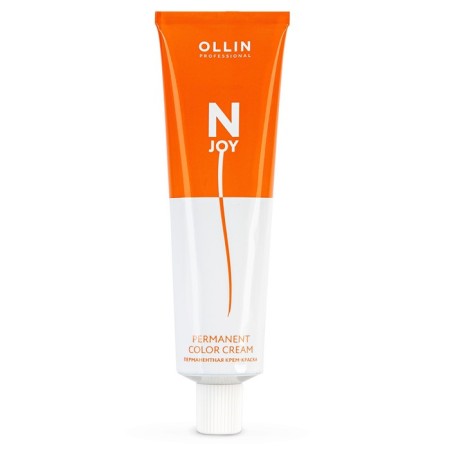 Cream-color hair Permanent Ollin Professional N-Joy, tone 7/0, blond, 100 ml-5