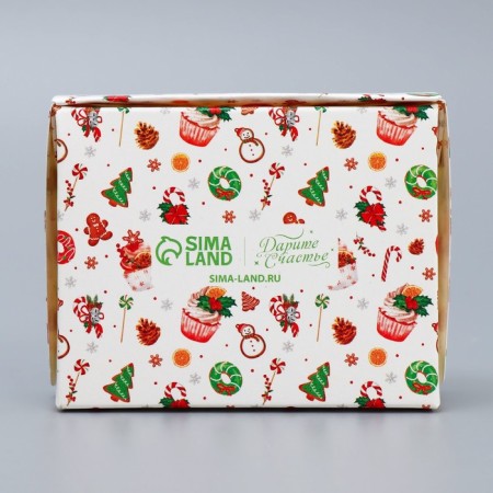 Folding box "Sweet", 10 x 8 x 3.5 cm, New Year-5