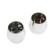 Set of flywheel ZEIN Z002, for a crane-box with a rod under a square, plastic, 2pcs, chrome