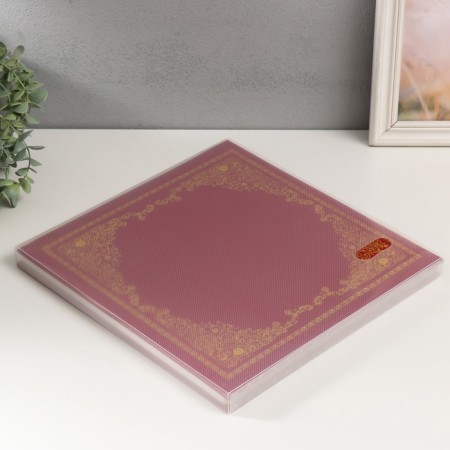 Photo album magnetic 20 sheets "Harmony" red 32.5x2.5x33.5 cm-6