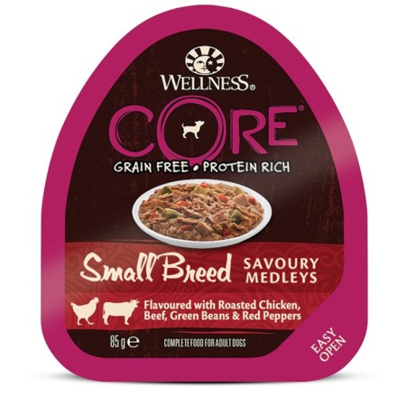 Canned Core Small Breed for dogs of small breeds, chicken/beef/beans/pepper, 85 g-1
