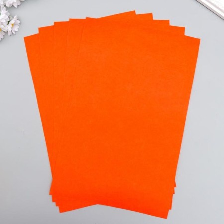 Father hard 1 mm "Burn Orange" set 10 sheets format A4-2