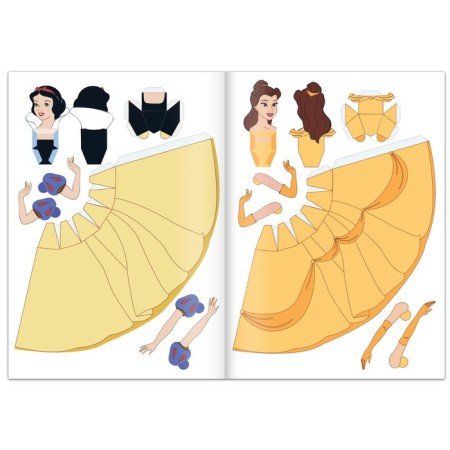 Volumetric applications "Paper Princesses", A4, 4 figures, Disney-2