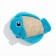 Soft toy for cats with cat mint "fish", blue