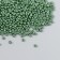 Glass 12/0 "Platino-green" 15 g