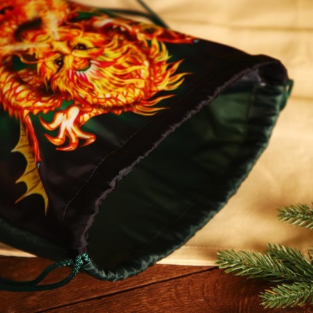 Bag on the lace, the color is green/multi -colored-4