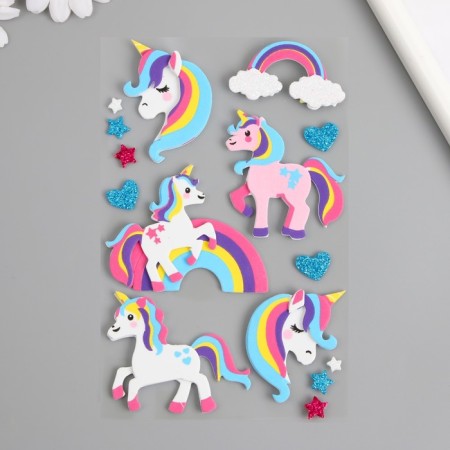 Stickers from EVA "Unicorn" Assorted