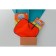 Folder for drawings and drawings A3, 470 x 350 x 20 mm, handles, textile, calligrata standard, orange, density 600d