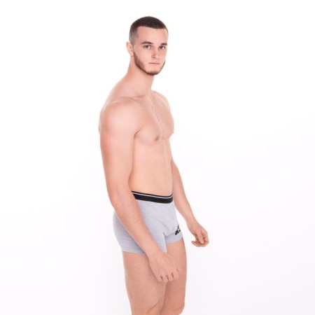 Panties men's boxers "Shark", color gray melange, size 54-3