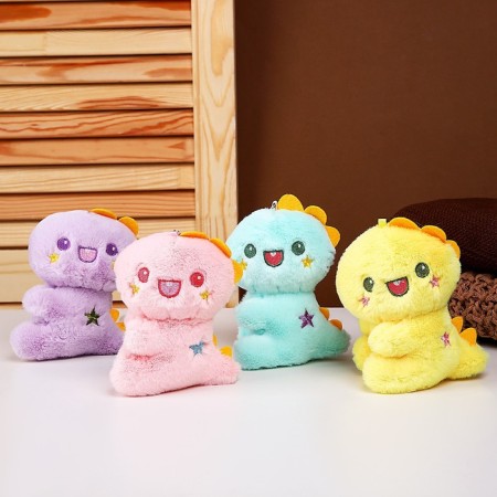 Soft toy "Dragon" on a key fob, 12 cm, color mix-6