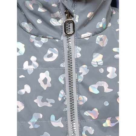 Vest for girls, height 98 cm, silver color-4