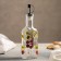 Glass bottle for sauces and oil "Cherry Garden", 200 ml, 5 × 20 cm