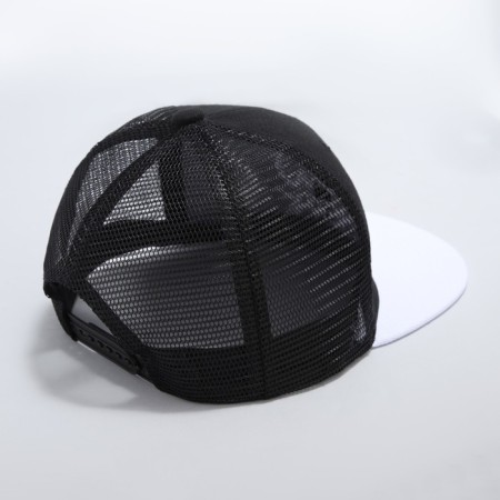 Men's cap with a direct visor of New York, black color, mesh, pr 56-3