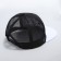 Men's cap with a direct visor of New York, black color, mesh, pr 56