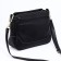 Bag Cross-Bodi with a zipper, black color