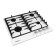 Hon surface NordFrost HS 6041 W, gas, 4 burners, white