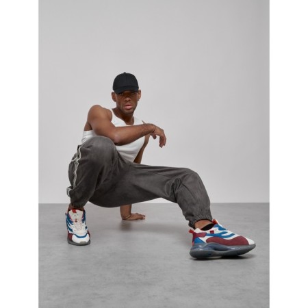 Joggers are sports male, size 56, color gray color-13