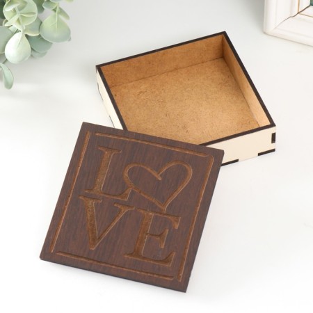 Casket "Love" 10x10x3 cm-2