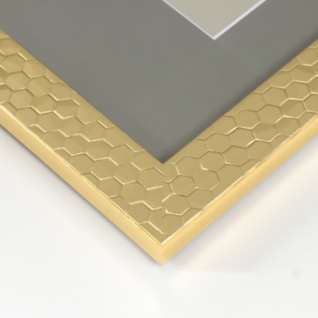 Photo frame Plastic "Stella" 21x30 cm, gold 76819-2