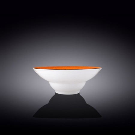 Deep plate Wilmax England Spiral, D = 20 cm, 800 ml, Orange color-1