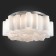 Ceiling Ceiling ST LUCE. SL116.502.09. ONDE. 9x60 watts, E27, 70x70x25 cm, silver color