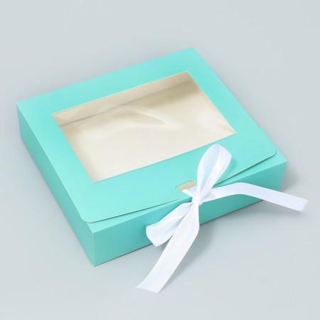 Gift-firing box, packaging, Tiffany, 20 x 18 x 5 cm-3