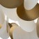 Chandelier 60W, 6he14, 71x65 cm, brass