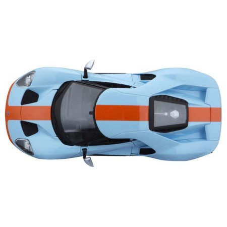 MASTO DIE-CAST 2017 Ford GT machine, opening doors, 1:18, orange-blue color-8