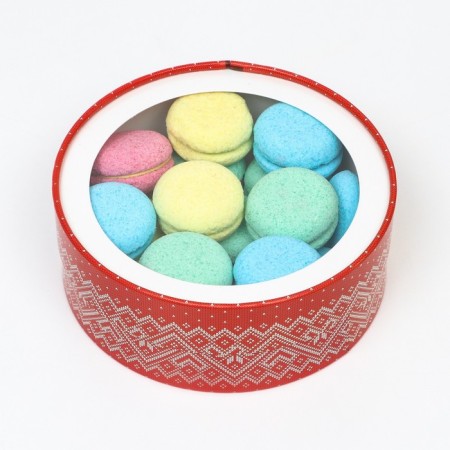 Box for Makarun tube with the window "Pattern" 18 x 18 x 6 cm-5