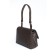 Bag Cross-Body women, genuine leather, ludor dark brown, 27x12x18 cm