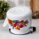 Teapot "Tulip May", 2.3 l, with a button, induction, white color