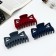 Hair crab "Classic" Matte geometry, 11 cm, mix