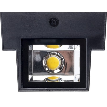Lamp wall cover Duwi Nuovo 180x65x140mm plastic 4200K IP 54 Black 2 rays 990522-5