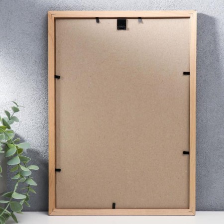 Photo frame Pine C15 21x30 cm, brown (plastic screen)-3