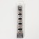 Leo patching nails, 12 pcs, with glue plates, almond shape, black, beige