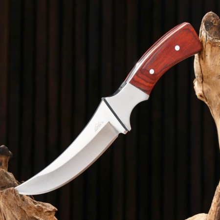 Hunting knife "Rind" 22cm, blade 115mm/4mm, brown-2