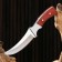 Hunting knife "Rind" 22cm, blade 115mm/4mm, brown