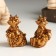 Polystone souvenir "Bronze Dragon in a scarf with coins" MIX 4.8x4.3x6 cm