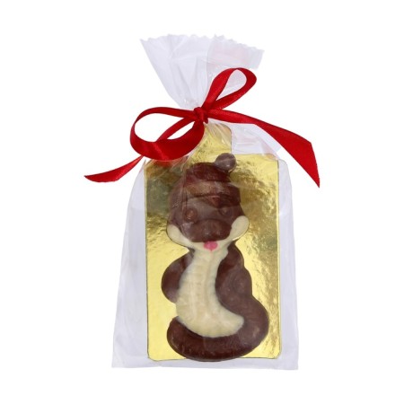 New Year. Milk chocolate "Fun snake", 30 g-1