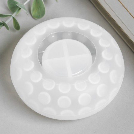 Mold Silicon "Ellipsoid Summary with circles" 8.8x8.8x8.8 cm-3