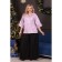 Women's tunic, size 50, lilac color