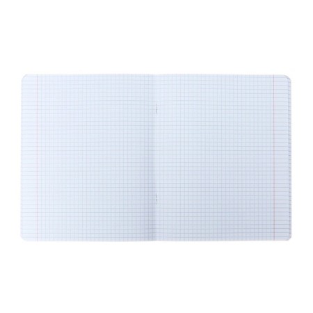 Notebook of 48 sheets in the "Atomic Heart" cage, cover coated cardboard, rounded angles, block 65 g/m2, 5v mix-1