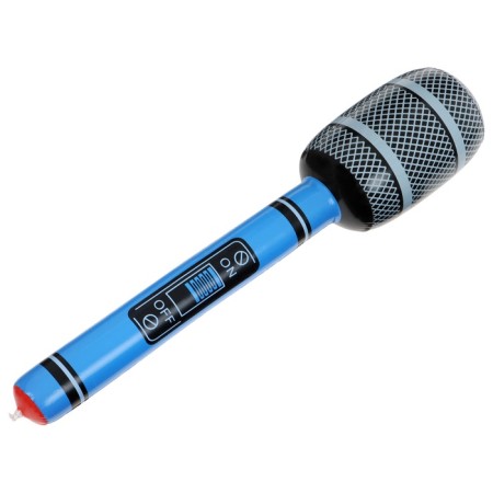 Inflatable toy "microphone", 65 cm, sound, color mix-6