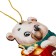 New Year's wooden pendant "New Year! Polar bear"